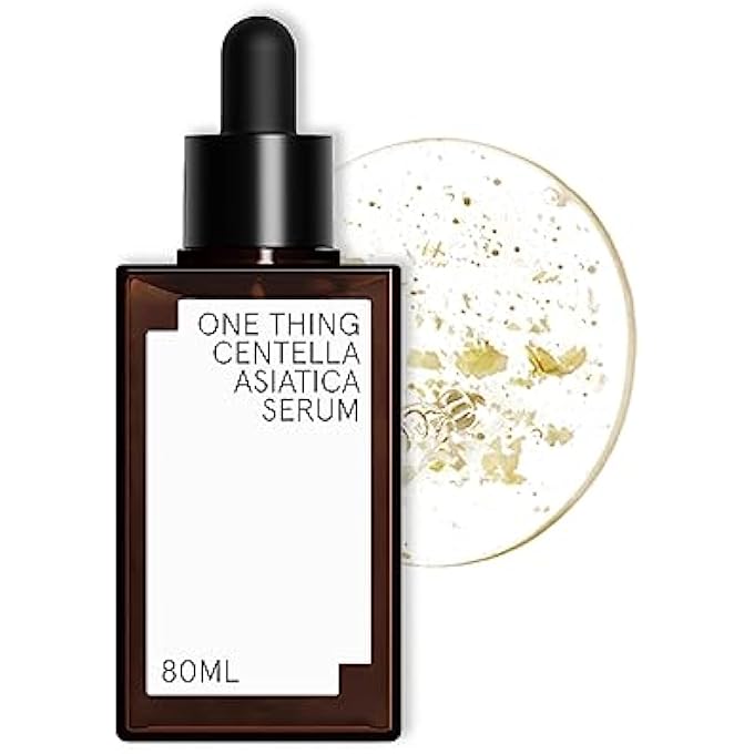 ONE THING CENTELLA ASIATICA SERUM 80ML | HYDRATING SOOTHING AMPOULE FOR FACE, BARRIER REPAIR, IRRITATED FACIAL SKIN, FINE LINES, CRUELTY FREE | KOREAN SKIN CARE - Image 1